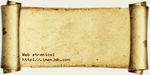 Nadja Eglenović vizit kartica